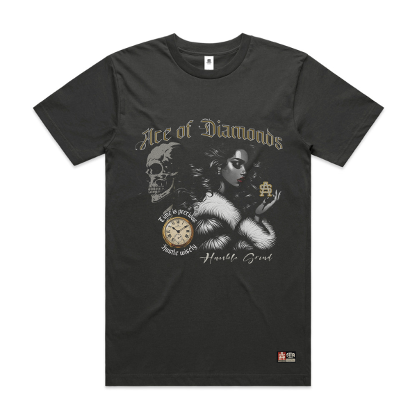 ace diamonds on coal tshirt