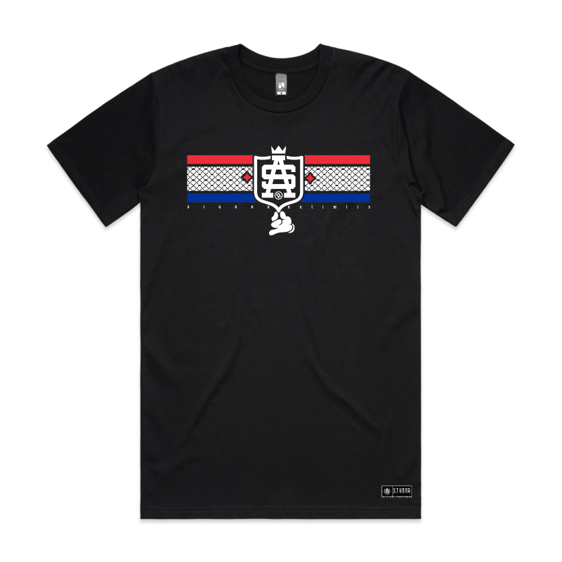 sa shield logo red and blue