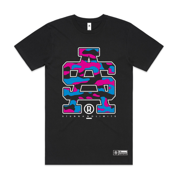 pink camo inspired print