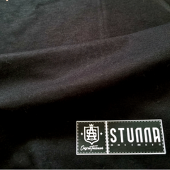 small SA trademarked logo, printed on the bottom left of tshirt