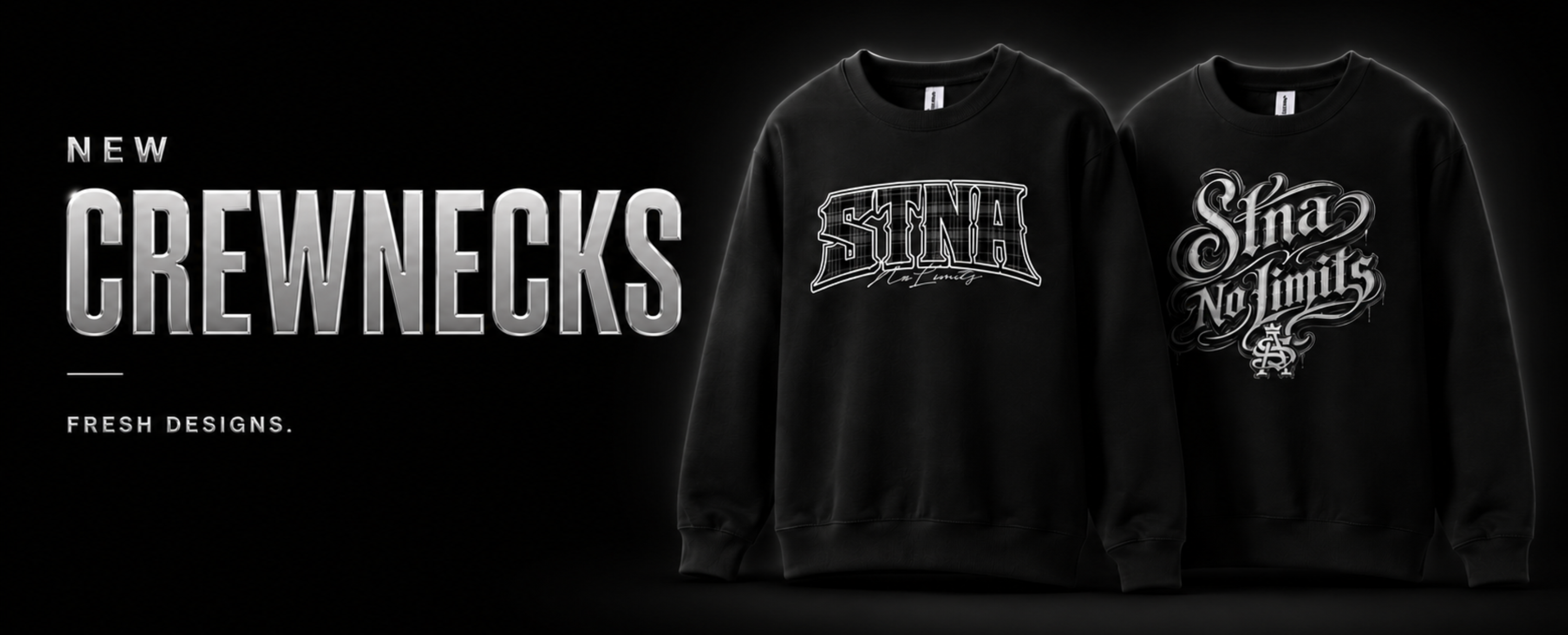 Two black sweatshirts new design