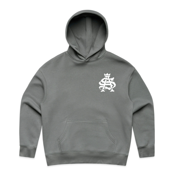 Shadow colour hood with SA pocket size logo in white