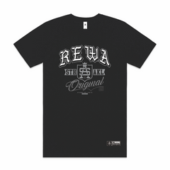 rewa white and grey print