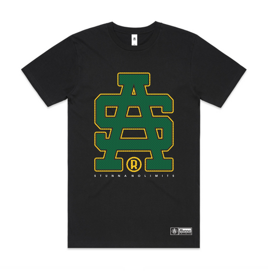 sa green yellow print