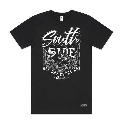 Southside with guard do on black tshrt