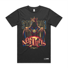 Image of a king as a Puppet master with Stunna No Limits - Everyday hustle on a coal tshirt